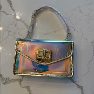 Lilly Pulitzer Holographic Gold Bag